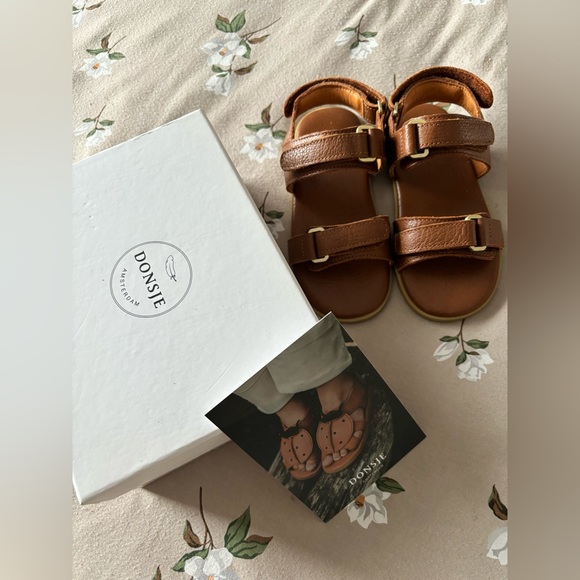 NWT Donsje Topo leather sandals US11 kids - Picture 8 of 8